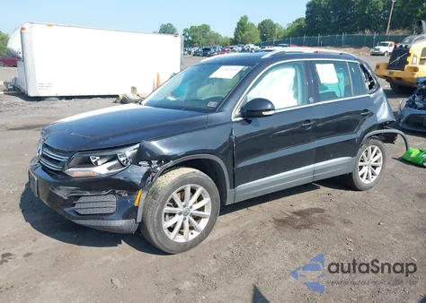 2017 Volkswagen Tiguan Wolfsburg from USA, damaged, VIN WVGSV7AX8HK028638